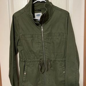 Old navy army green utility jacket